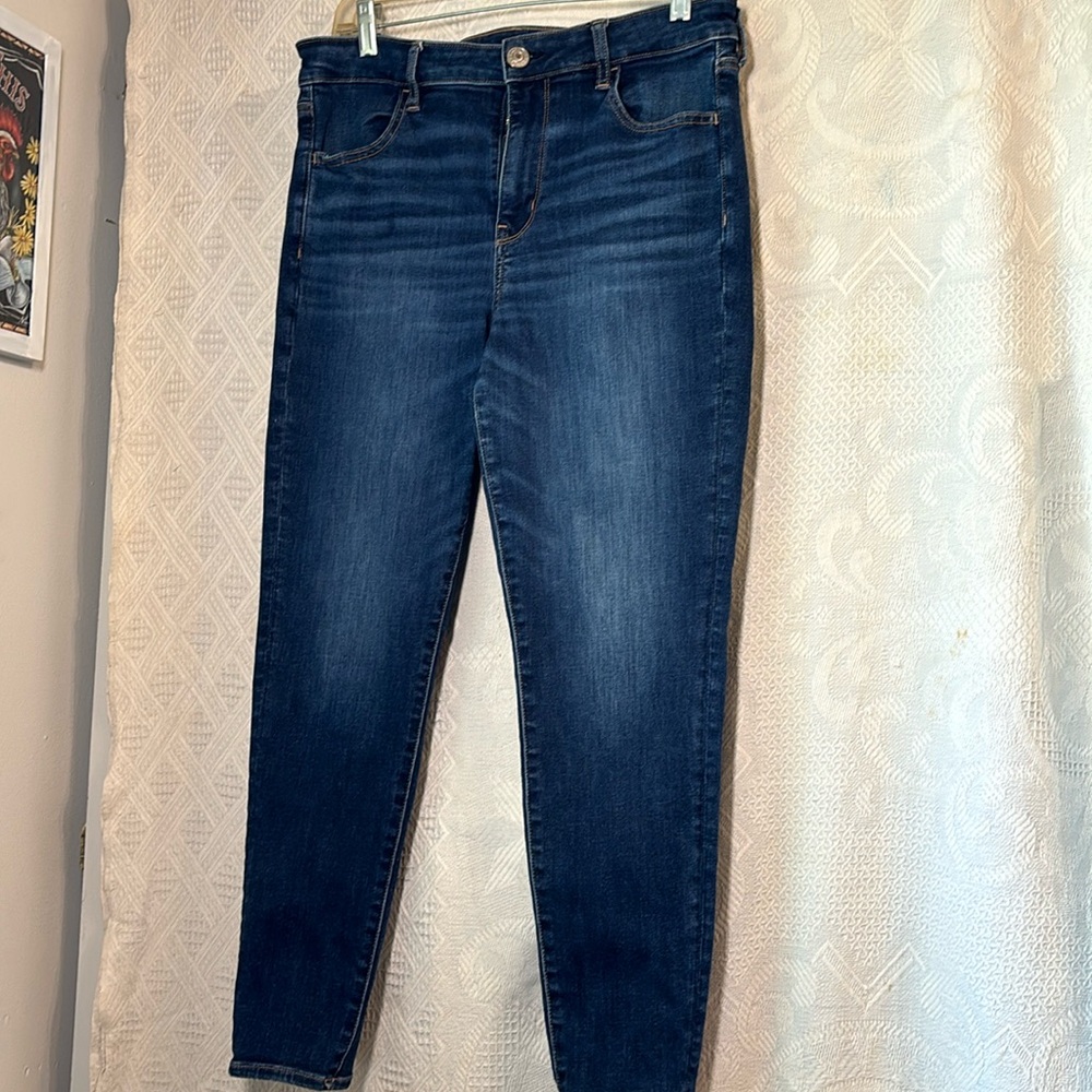 American Eagle Outfitters Dark Blue Jeggings